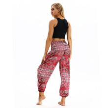 Load image into Gallery viewer, Elephant big Pattern Digital Printing Yoga Pants Loose Women&#39;s Sports Lantern Pants Belly Dance Casual Yoga Pants 2
