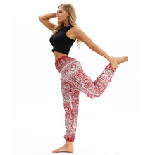 Load image into Gallery viewer, Totem print Women&#39;s Casual Light Lantern Dance Pants Popular In Autumn Yoga Loose Pants
