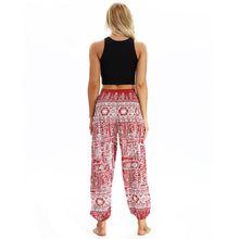 Load image into Gallery viewer, Totem print Women&#39;s Casual Light Lantern Dance Pants Popular In Autumn Yoga Loose Pants
