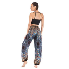 Load image into Gallery viewer, Fashion Thai Casual Yoga Pants Knickers Yoga Suit Women Cotton 52 Loose Floral Pants
