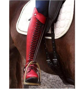 Low Heel Solid Color Winter High Riding Boots