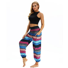 Load image into Gallery viewer, Women&#39;s Casual Light Lantern Stripe Dance Pants Popular In Autumn Yoga Loose Pants
