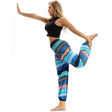 Load image into Gallery viewer, Women&#39;s Casual Light Lantern Stripe Dance Pants Popular In Autumn Yoga Loose Pants
