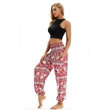 Load image into Gallery viewer, Square Elephant Pattern Digital Printing Yoga Pants Loose Women&#39;s Sports Lantern Pants Belly Dance Casual Yoga Pants 3
