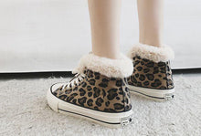 Load image into Gallery viewer, Winter High-Top Leopard Print Wild Warm Snow Boots
