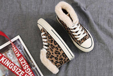 Load image into Gallery viewer, Winter High-Top Leopard Print Wild Warm Snow Boots

