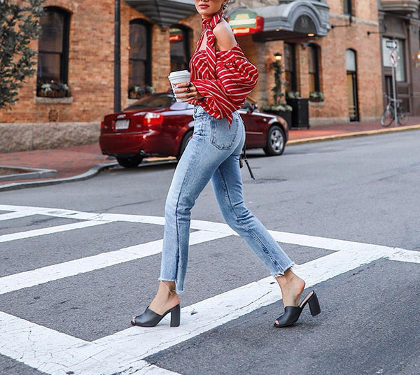 Fashion Stripe Long Sleeve T Shirt Tops