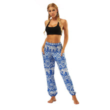 Load image into Gallery viewer, Digital Printing Yoga Pants Loose Women&#39;s Sports Lantern Pants Belly Dance Casual Yoga Pants 1
