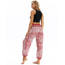 Load image into Gallery viewer, Totem print Women&#39;s Casual Light Lantern Dance Pants Popular In Autumn Yoga Loose Pants
