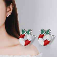 Load image into Gallery viewer, Autumn and winter earrings earrings earrings gift bells snowflakes Christmas-3
