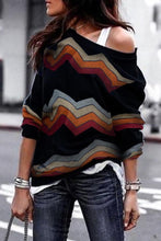 Load image into Gallery viewer, Loose Sloping Shoulder Long Sleeves Pullover Tops
