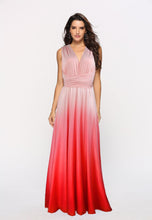 Load image into Gallery viewer, Cross halter sexy strappy gradient dress
