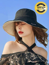Load image into Gallery viewer, Women&#39;s Summer Double-sided Wearing A Big Hat
