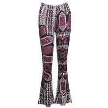 Load image into Gallery viewer, Bohemian Style Wide Leg Elastic Stretch Flare Pants
