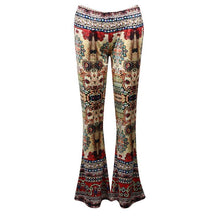 Load image into Gallery viewer, Hippie Elastic Stretch Boho Flare Pants
