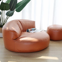 Load image into Gallery viewer, Bean Bag Sofa Set Cover No Filler Single Lazy Sofa Chair Recliner Footrest Stool Floor Seat Corner Ottoman Tatami Pouf
