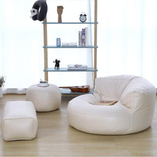 Load image into Gallery viewer, Bean Bag Sofa Set Cover No Filler Single Lazy Sofa Chair Recliner Footrest Stool Floor Seat Corner Ottoman Tatami Pouf
