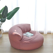 Load image into Gallery viewer, Bean Bag Sofa Set Cover No Filler Single Lazy Sofa Chair Recliner Footrest Stool Floor Seat Corner Ottoman Tatami Pouf
