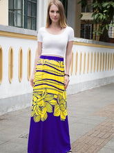 Load image into Gallery viewer, Beautiful Floral-Print Bohemia Beach Long Skirt Bottoms
