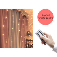 Load image into Gallery viewer, Christmas Decorations for Home 3m Curtain String Light Flash Fairy Garland Home Decor Navidad 2021 Xmas Decoration New Year 2022
