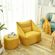 Load image into Gallery viewer, Lazy Sofa Bean Bag Covers Solid Chair Cover Without Filler/Inner Pouf Puff Couch Tatami Living Room Furniture Cover
