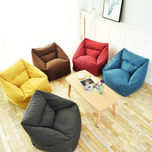 Load image into Gallery viewer, Lazy Sofa Bean Bag Covers Solid Chair Cover Without Filler/Inner Pouf Puff Couch Tatami Living Room Furniture Cover
