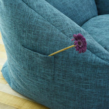 Load image into Gallery viewer, Lazy Sofa Bean Bag Covers Solid Chair Cover Without Filler/Inner Pouf Puff Couch Tatami Living Room Furniture Cover

