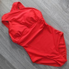 Load image into Gallery viewer, Cross Halter One Piece Swimsuit
