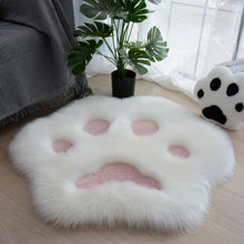 Load image into Gallery viewer, Cute Cat Paw Pattern Soft Plush Carpet Home Sofa Coffee Table Floor Mat Bedroom Bedside Decorative Carpet
