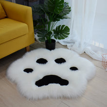 Load image into Gallery viewer, Cute Cat Paw Pattern Soft Plush Carpet Home Sofa Coffee Table Floor Mat Bedroom Bedside Decorative Carpet
