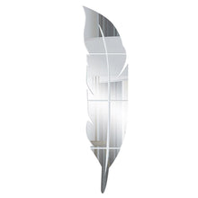 Load image into Gallery viewer, DIY Feather Plume 3D Mirror Wall Sticker for Living Room Art Home Decor Vinyl Decal Acrylic Sticker Mural Wall Decor Wallpaper
