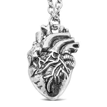Load image into Gallery viewer, Fashion Gothic vinage rib Cage Necklace Anatomical Skeleton Heart Goth Punk Unique Retro pendant necklace Jewelry for men/women
