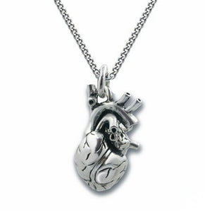 Fashion Gothic vinage rib Cage Necklace Anatomical Skeleton Heart Goth Punk Unique Retro pendant necklace Jewelry for men/women