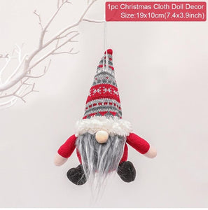 Gnome Christmas Faceless Doll Merry Christmas Decorations For Home Cristmas Ornament Xmas Navidad Natal New Year