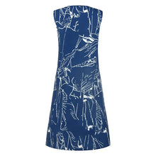 Load image into Gallery viewer, Women&#39;s Dresses Sleeveless V-neck Boho Print Midi Dress
