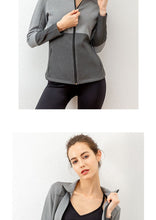 Load image into Gallery viewer, Autumn And Winter New Style Zip Cardigan Panel Sports Yoga Clothes Women&#39;s Outdoor Training Running Fitne
