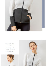 Load image into Gallery viewer, Autumn And Winter New Style Zip Cardigan Panel Sports Yoga Clothes Women&#39;s Outdoor Training Running Fitne
