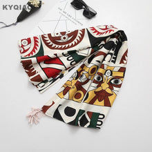 Load image into Gallery viewer, Ethnic Autumn Bohemian Long Geometric Print Scarf
