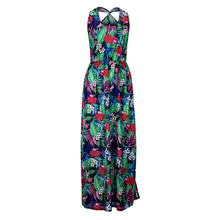 Load image into Gallery viewer, Summer Women Fashion Sexy Causal Elegant Sleeveless Floral Hollow-out Back Maxi Dress
