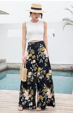 Load image into Gallery viewer, Casual Bohemian Beach High Waist Wide Leg Pants
