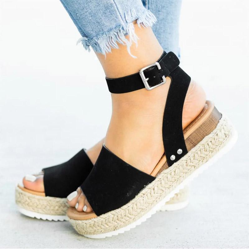 Women Sandals Plus Size Wedges Summer Flip Flop Platform Sandals