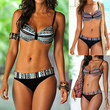 Load image into Gallery viewer, Women Sexy Bikini Sets Triangle Print Fashion Swimwear
