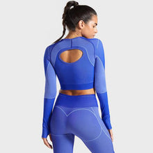 Load image into Gallery viewer, High Waist Seamless Leggings Push Up Control Yoga Leggings Sport Women Fitness Running Yoga Pants Energy Seamless Leggings Set
