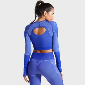 High Waist Seamless Leggings Push Up Control Yoga Leggings Sport Women Fitness Running Yoga Pants Energy Seamless Leggings Set