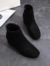 Load image into Gallery viewer, Fashion Mid-heeled Simple Style Boots Joker Martin Boots
