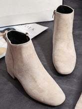 Load image into Gallery viewer, Fashion Mid-heeled Simple Style Boots Joker Martin Boots
