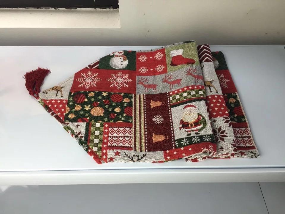 2017 Christmas table flag Santa Claus deer Cloth Covers hot Christmas decoration supply, Tablecloths xmas, new year decoration