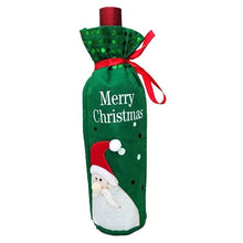 Load image into Gallery viewer, Xmas Wine Bottle Cover Bag Decoration Home Party Santa Claus Christmas Party Dinner
