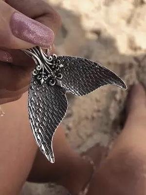 Summer Bohemia Fishtail Pendant Choker Necklace