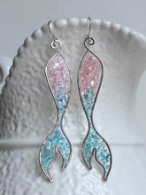 Load image into Gallery viewer, Shinning Mermaid Fish Tale Long Earring

